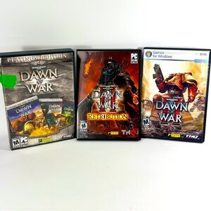 Warhammer Dawn of War PC Game Lot Platinum Edition Bundle 3